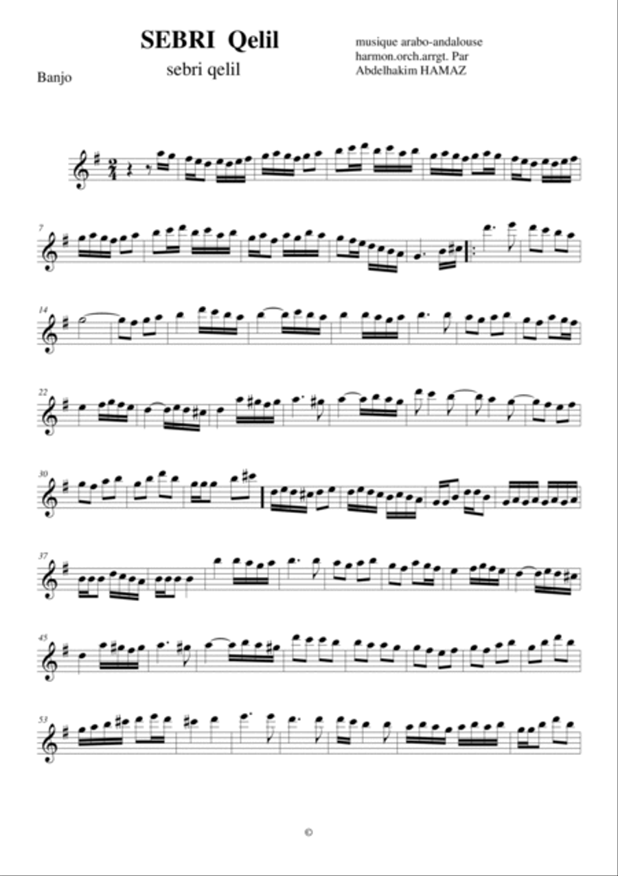 2 ème suite symphonique andalouse String Orchestra scores gallery preview page 2