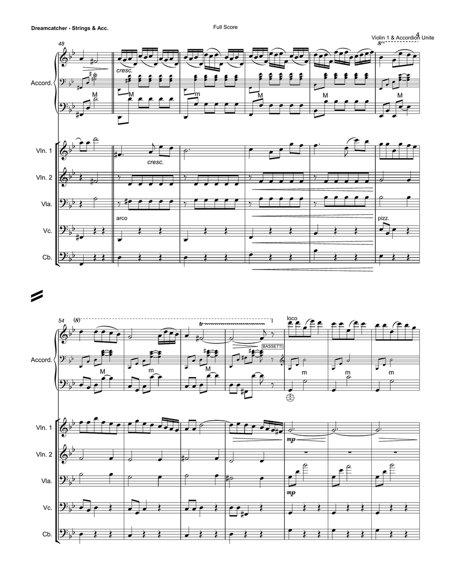 Dreamcatcher Dreamcatcher Accordion scores gallery preview page 5
