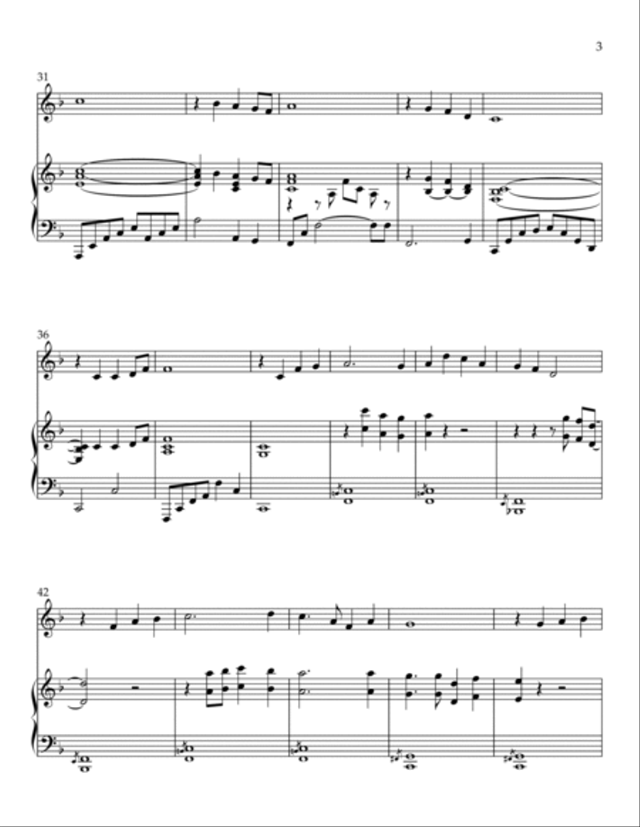 The Gift of Love The Gift of Love Trumpet Duet scores gallery preview page 3