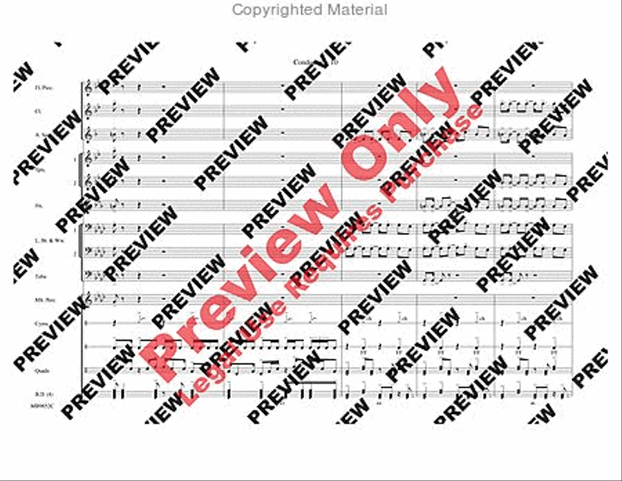 Fox Sports Themes Marching Band scores gallery preview page 11