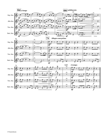 Oh Tannenbaum (Sax Quartet) image number null