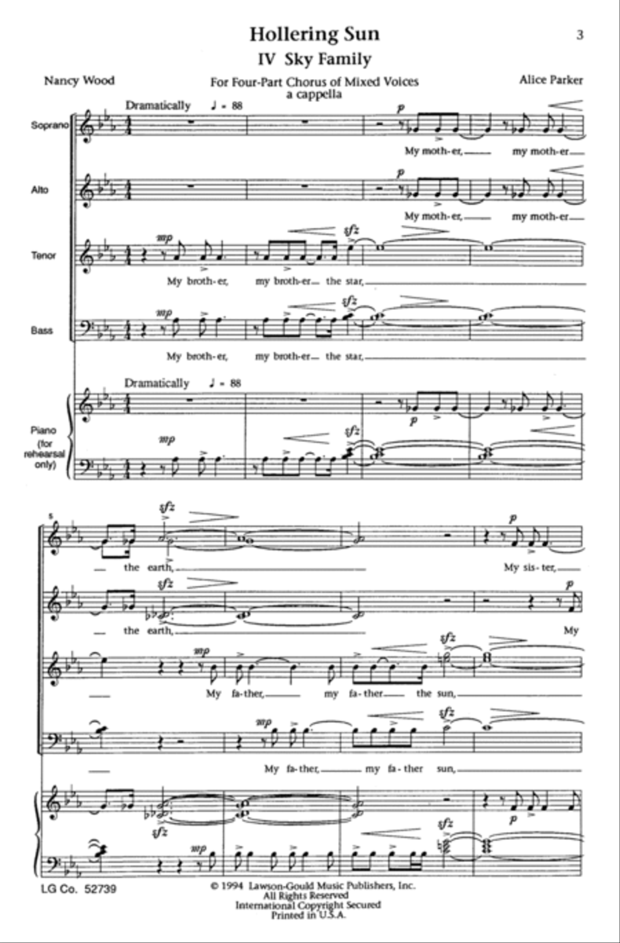 Sky Family Sky Family 4-Part scores gallery preview page 2