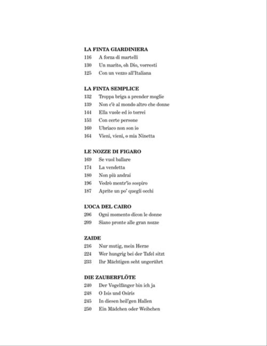 Mozart Opera Arias Voice Solo scores gallery preview page 4