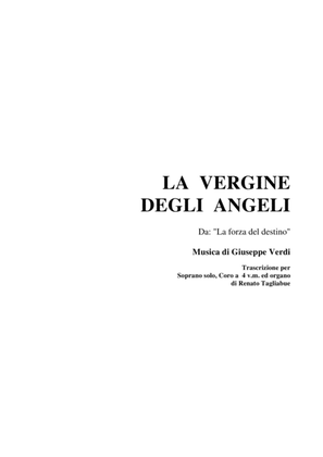 Book cover for LA VERGINE DEGLI ANGELI - For Solo, SATB Choir and organ