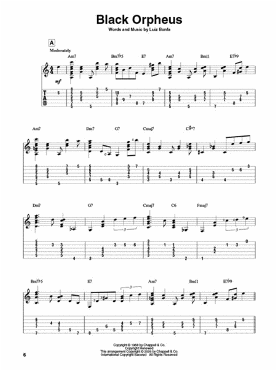Latin Standards Guitar Tablature scores gallery preview page 5