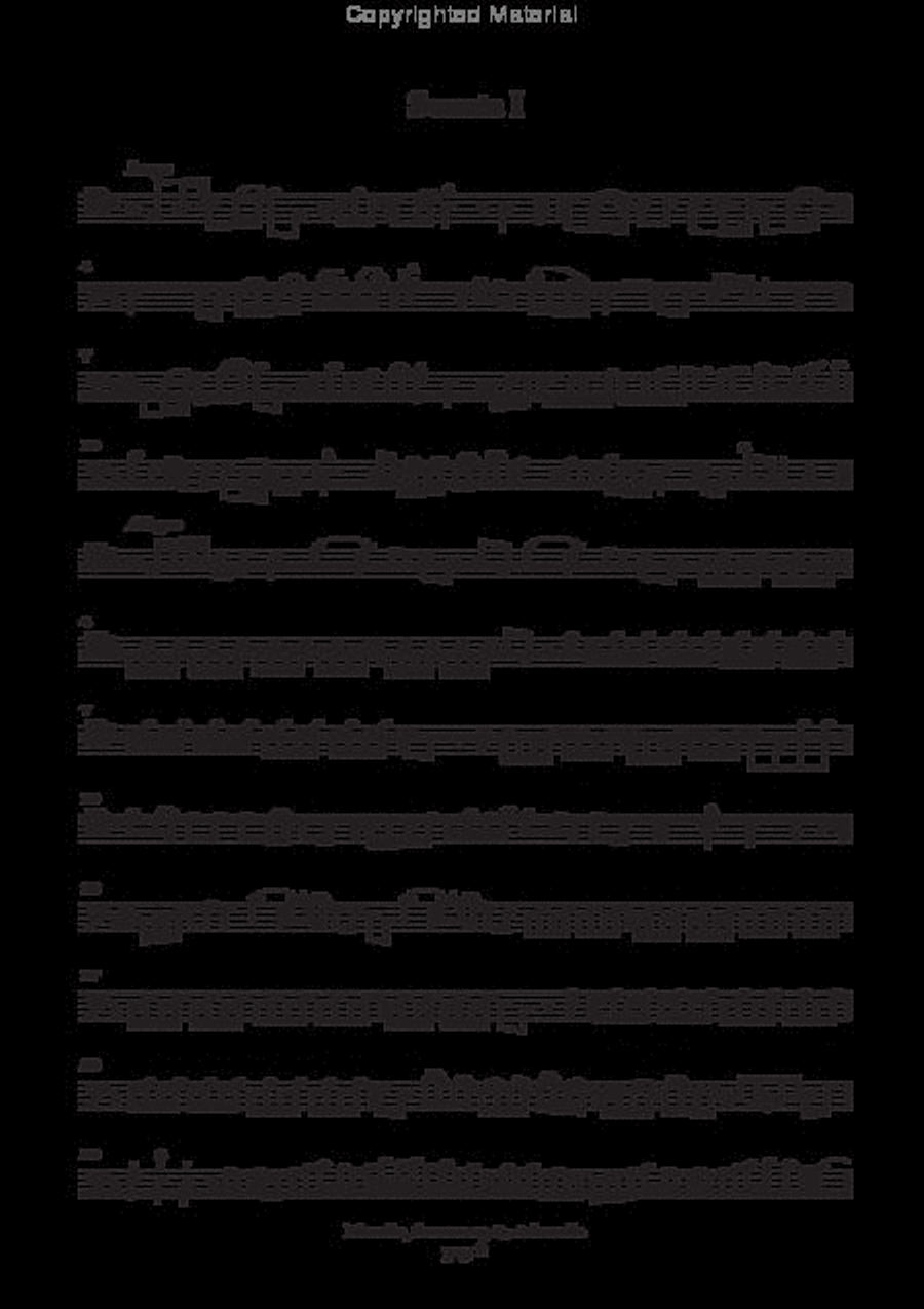 6 Sonate op.2 (London, 1732) Cello Solo scores gallery preview page 3