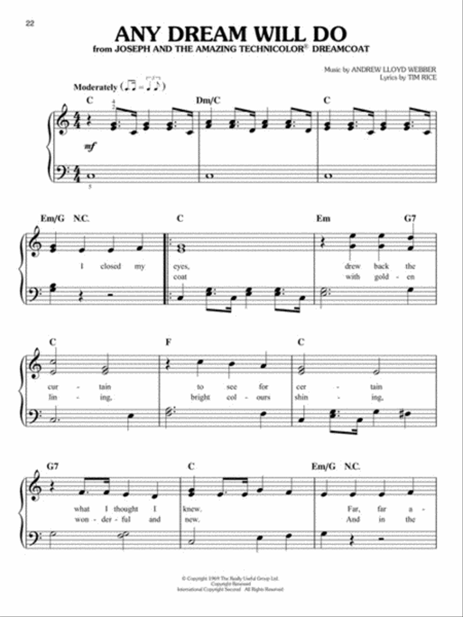 Andrew Lloyd Webber - Unmasked: The Platinum Collection Easy Piano scores gallery preview page 5