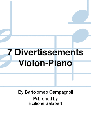 7 Divertissements Violon-Piano