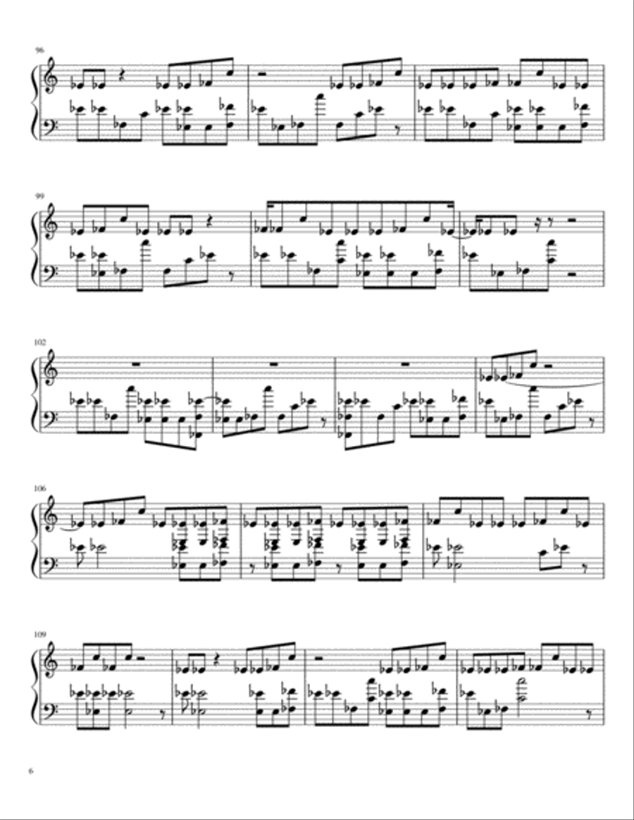 Four Square Four Square Easy Piano scores gallery preview page 6