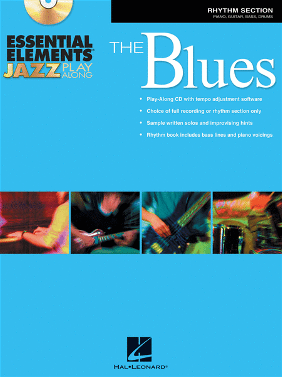 Book cover for Essential Elements Jazz Play-Along - The Blues