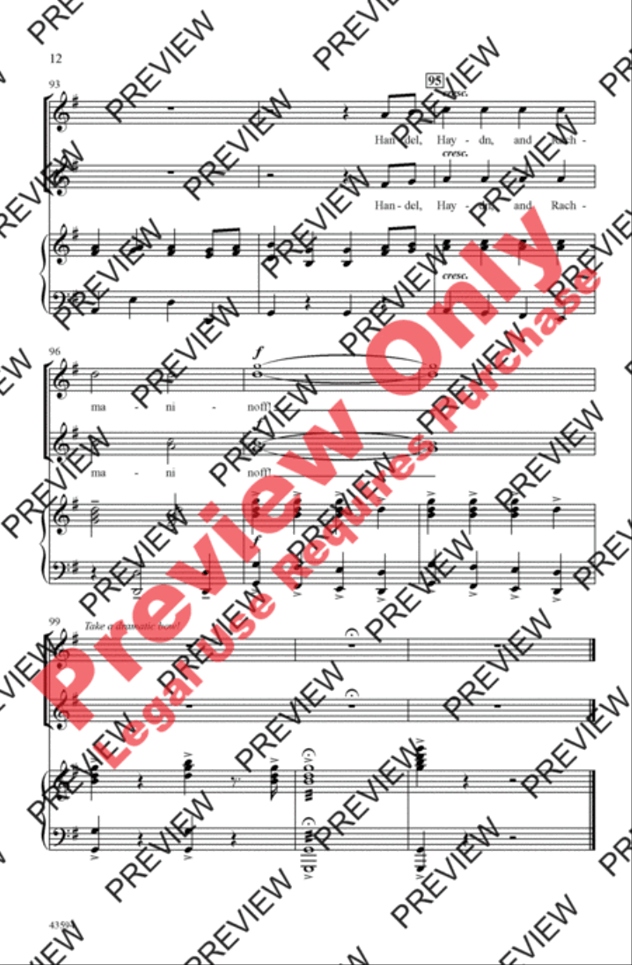 Composers All Around 2-Part scores gallery preview page 12