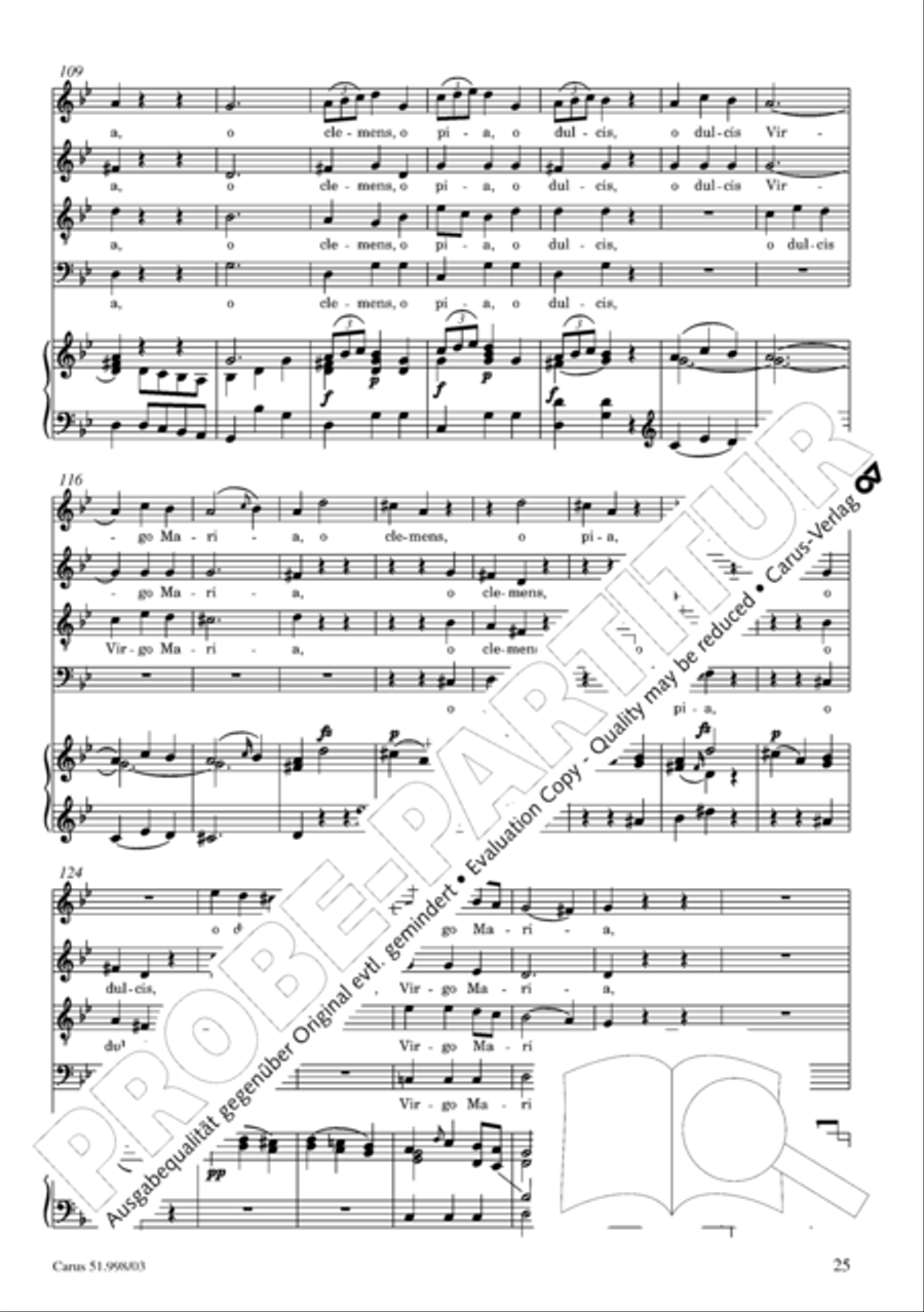 Salve Regina in g Salve Regina in g 4-Part scores gallery preview page 26