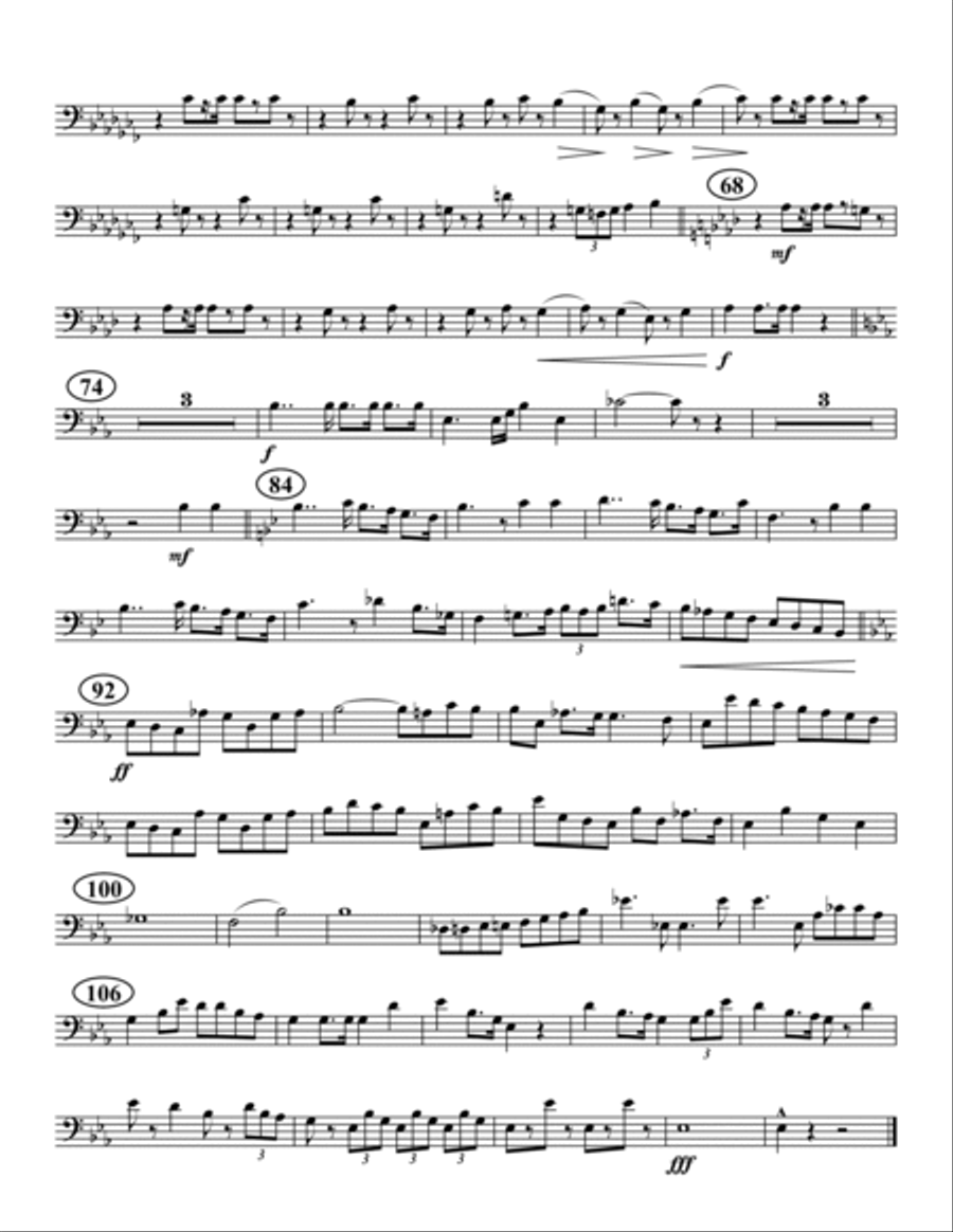 Ceremonial Music for Brass Quintet Brass Quintet scores gallery preview page 3