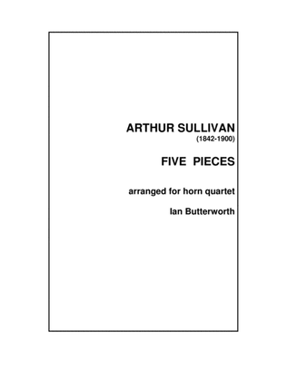 SULLIVAN 5 Pieces for horn quartet