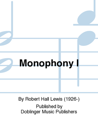 Monophony I