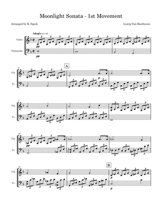 Moonlight Sonata - Movement 1
