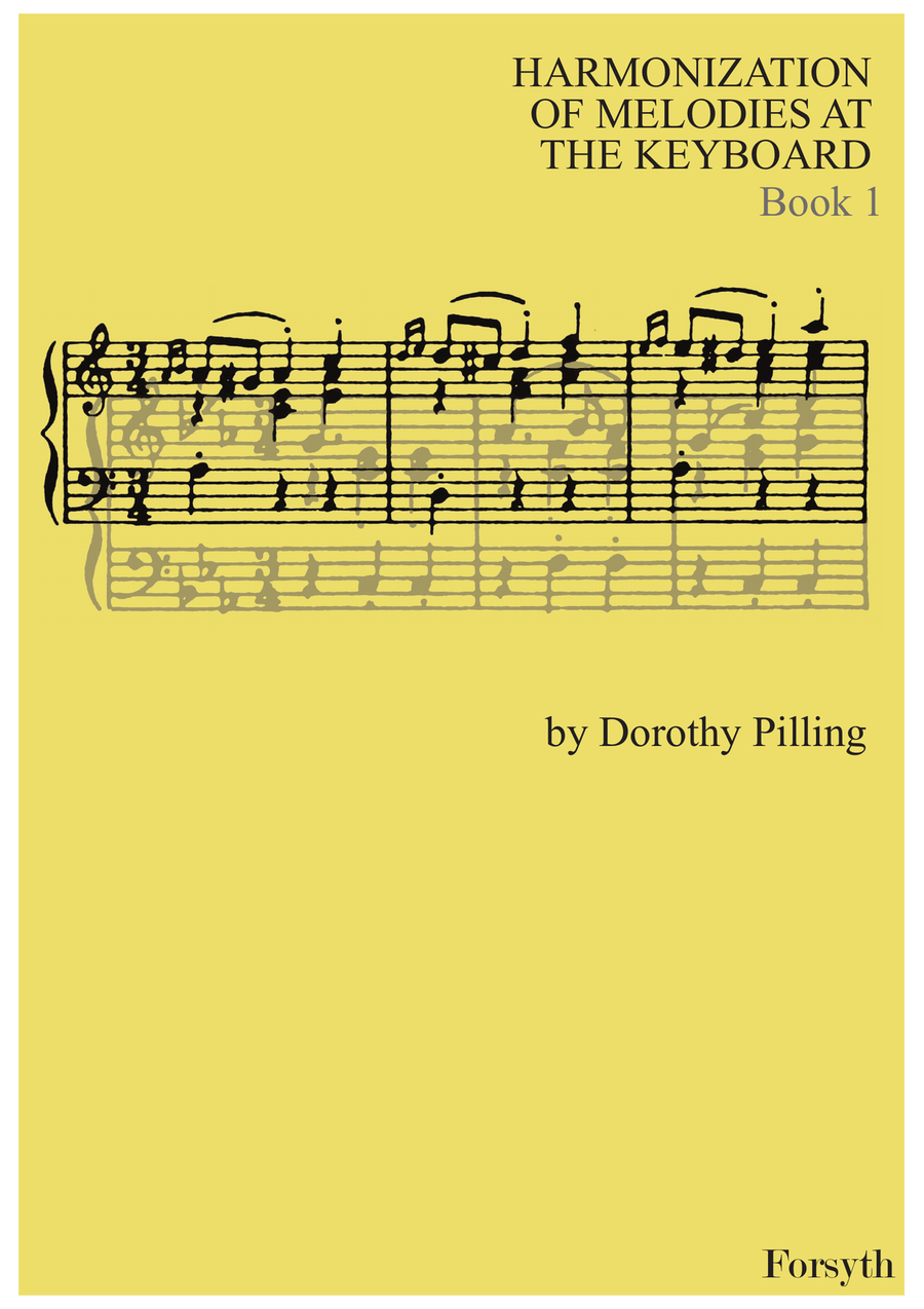 Harmonization of Melodies at the Keyboard, Book 1 by Dorothy Pilling Piano Method scores gallery preview page 1