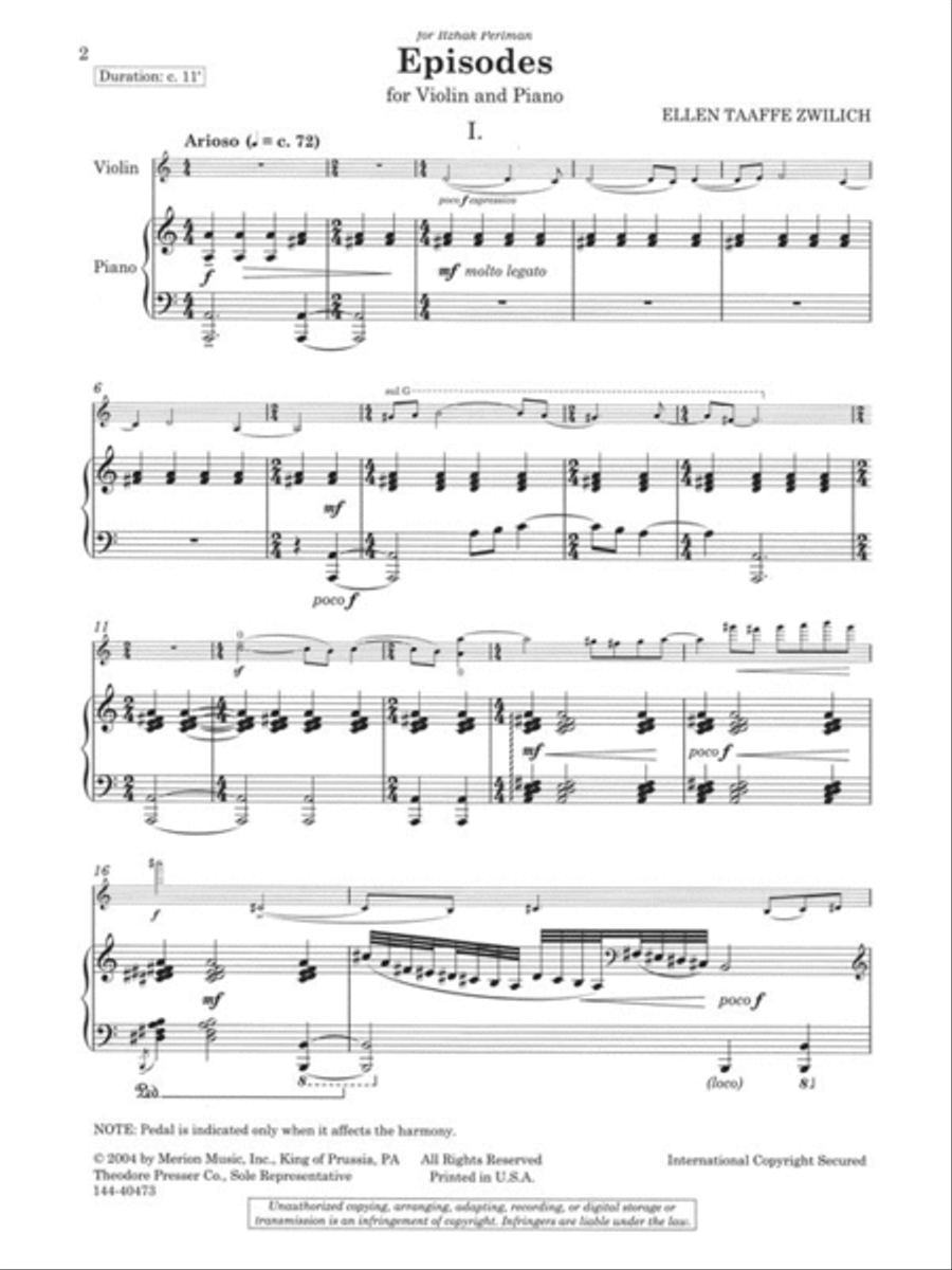 Episodes Chamber Music scores gallery preview page 2