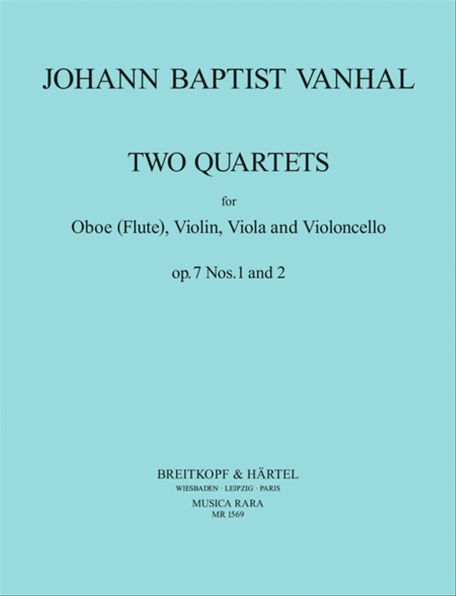 6 Quartets Op. 7 String Quartet scores gallery preview page 1