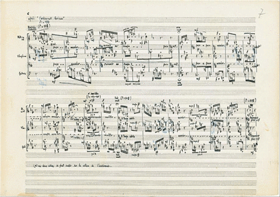Le Marteau sans maître Sonderband Viola scores gallery preview page 1