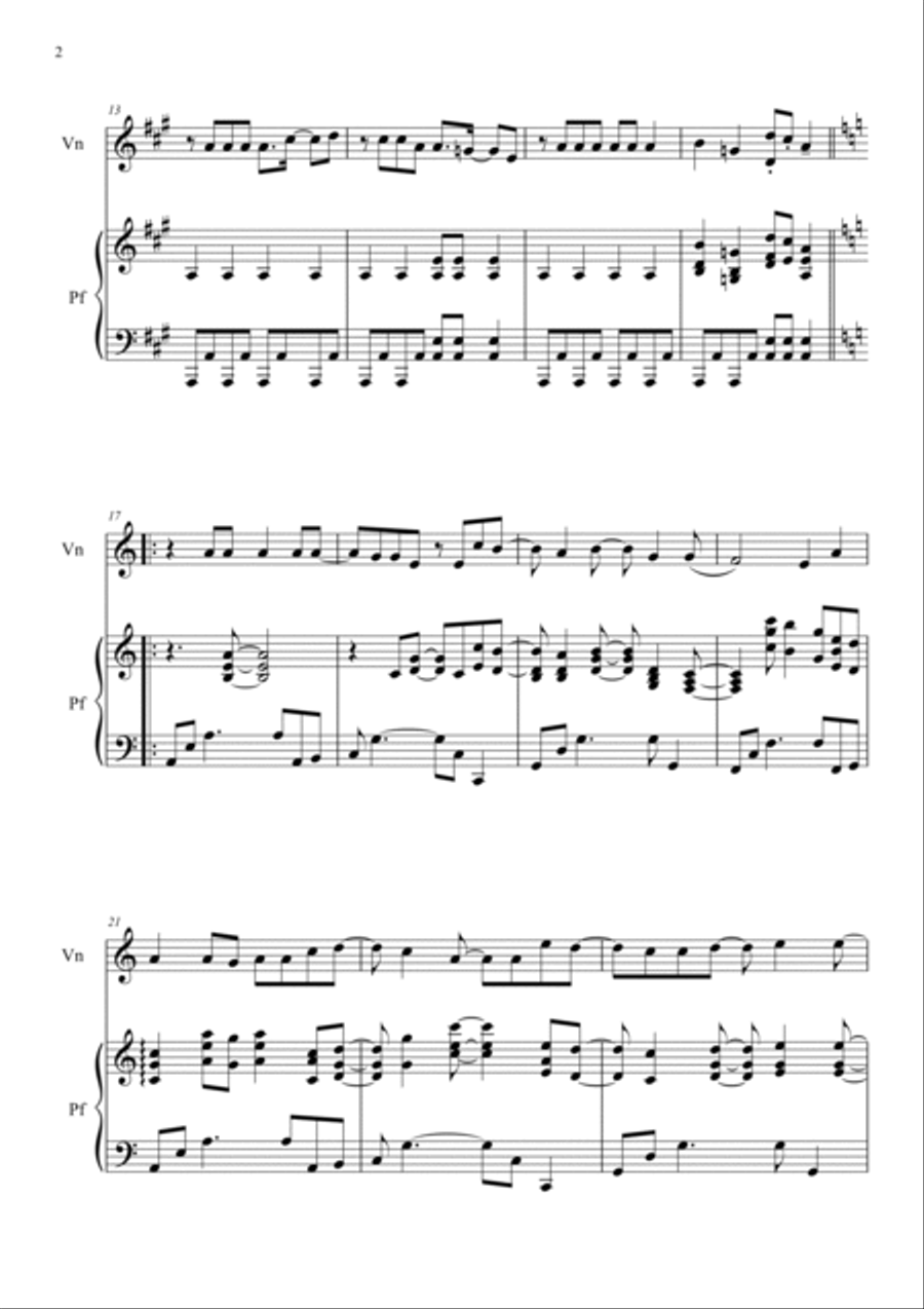 As If It's Your Last As If It's Your Last Violin Solo scores gallery preview page 2