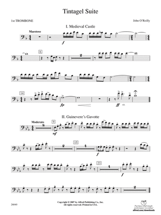 Tintagel Suite: 1st Trombone