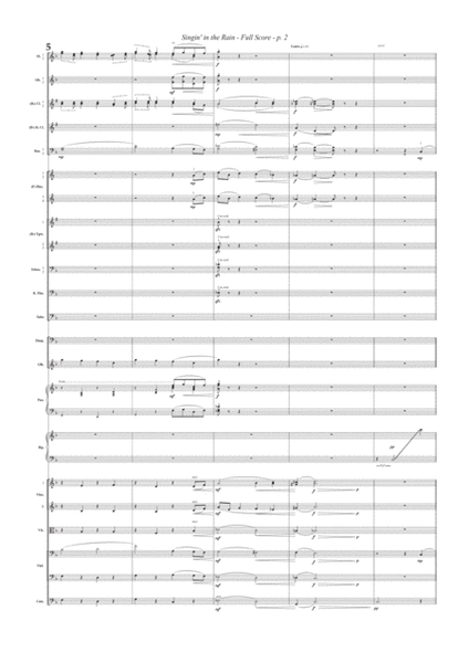Singin' In The Rain - Score Only image number null