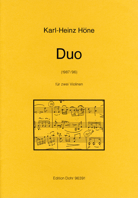 Duo für zwei Violinen (1987/1996)