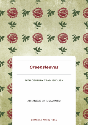 Book cover for Greensleeves (Flute and Clarinet Duet)
