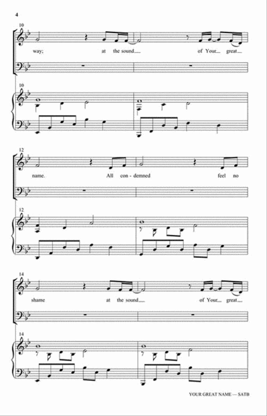 Your Great Name Accompaniment CD scores gallery preview page 3
