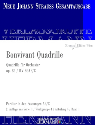 Bonvivant Quadrille Op. 86 RV 86AB/C