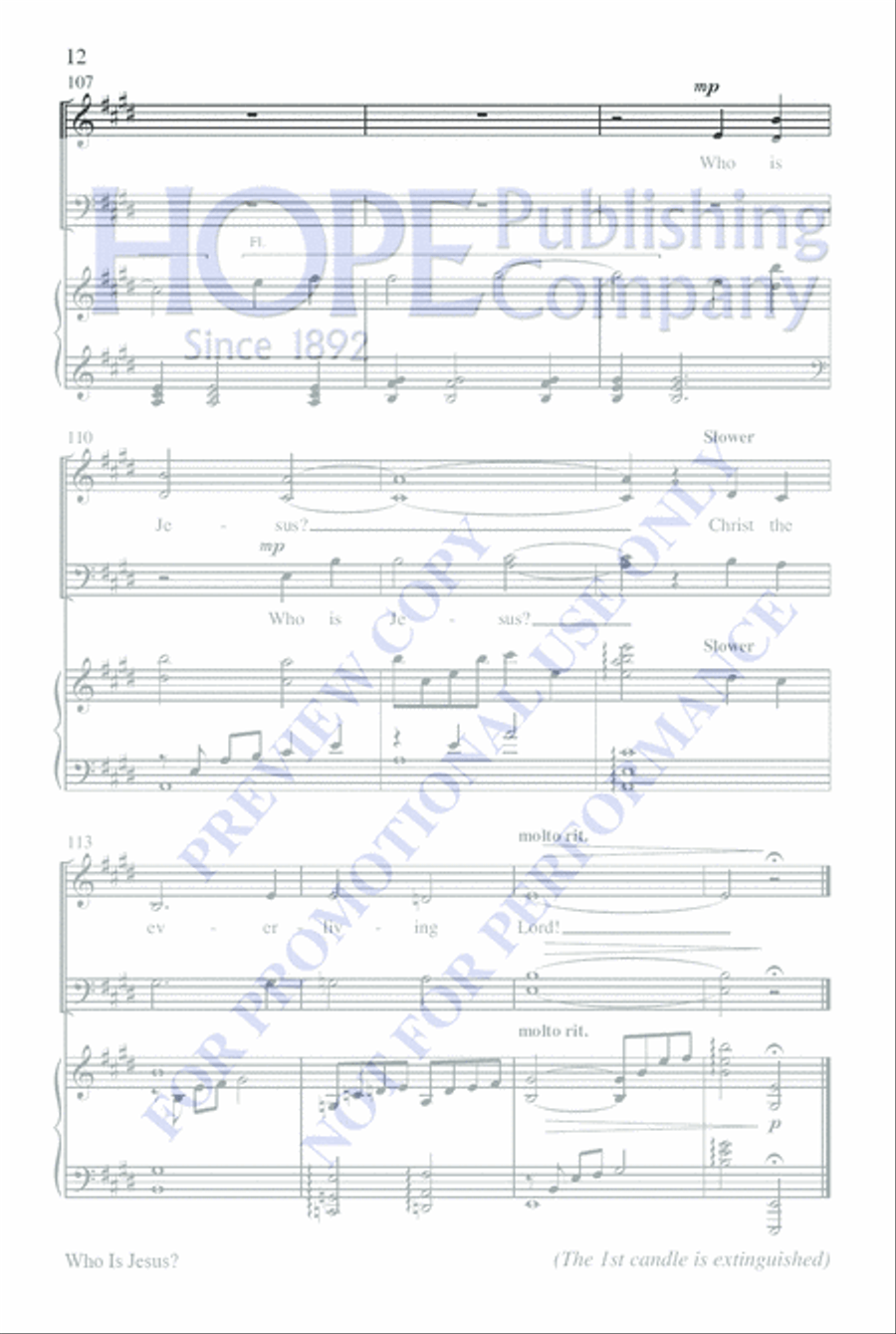 Who Is Jesus? 4-Part scores gallery preview page 16