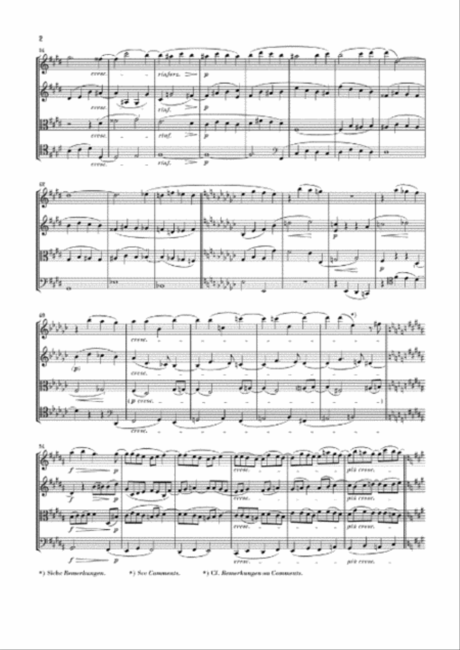 String Quartet C Sharp minor Op. 131 String Quartet scores gallery preview page 3