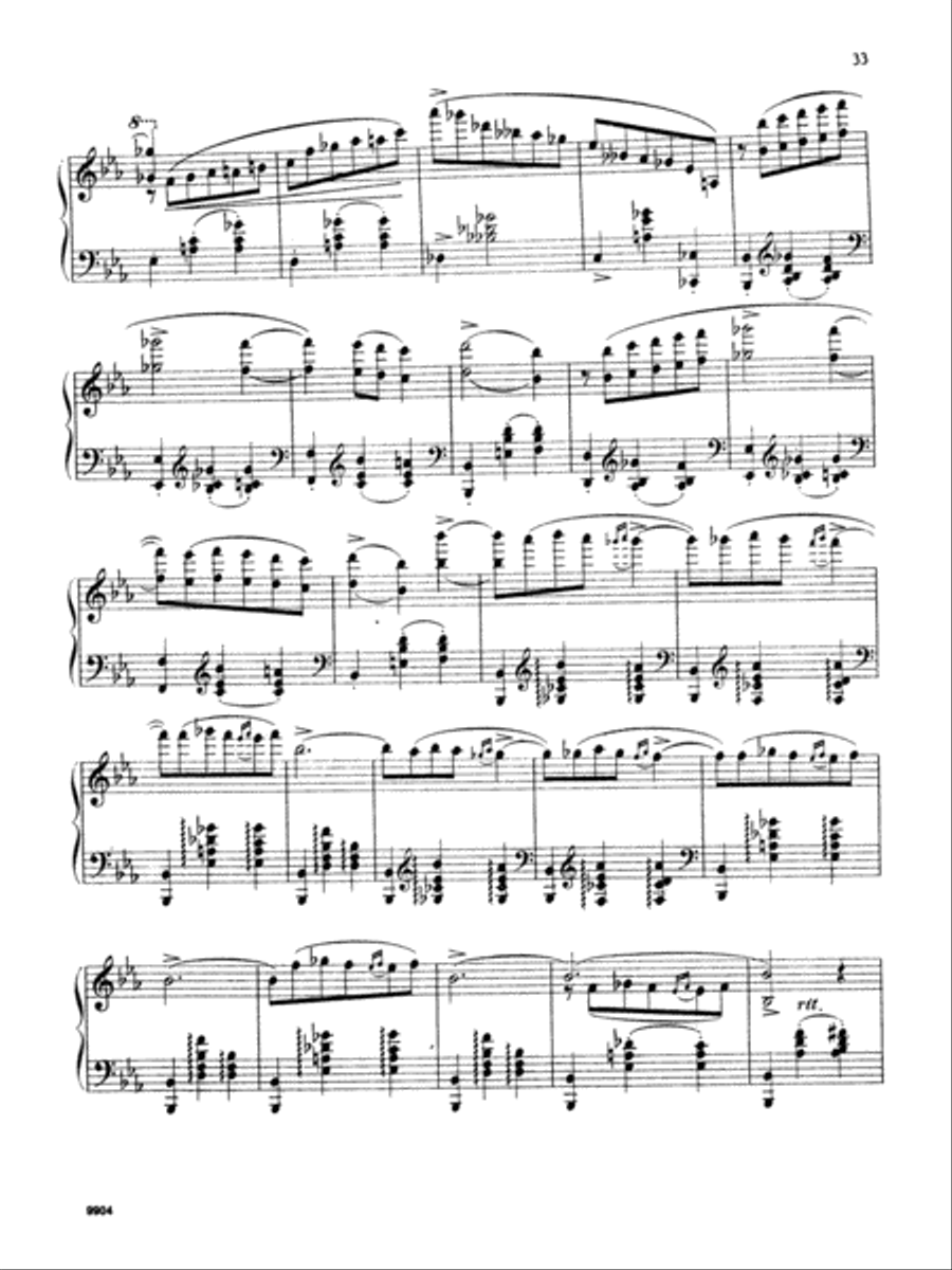 Arensky: Twenty-four Morceau Characteristiques, Op. 36 Piano Solo scores gallery preview page 3