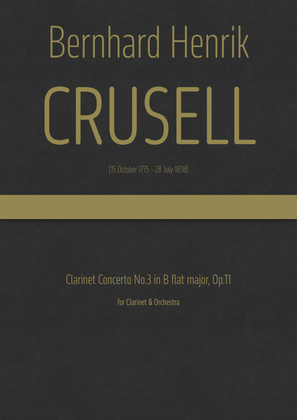 Crusell - Clarinet Concerto No.3 in B flat major, Op.11
