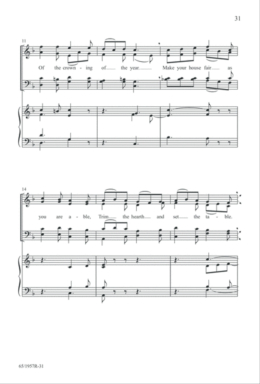 Festival of Lessons and Carols 4-Part scores gallery preview page 32