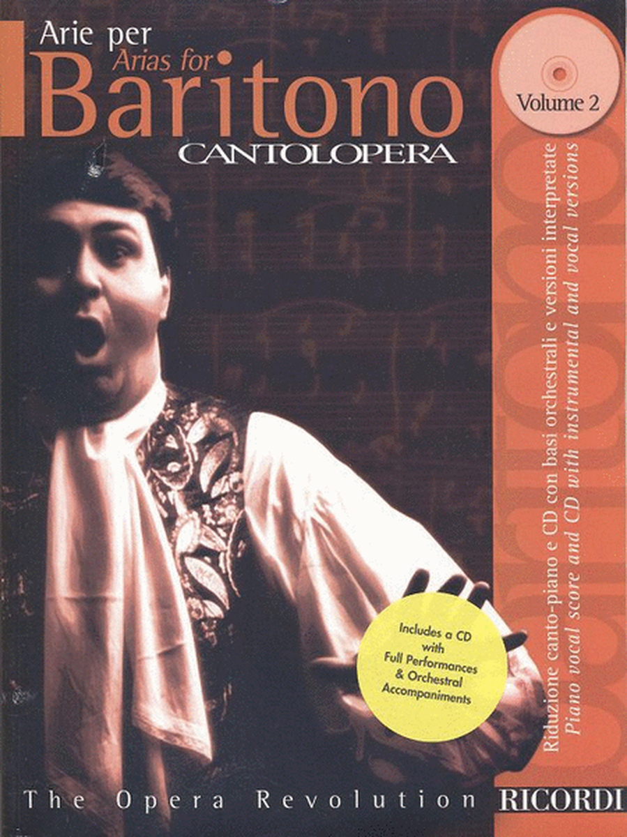 Cantolopera: Arie Per Baritono Vol. 2