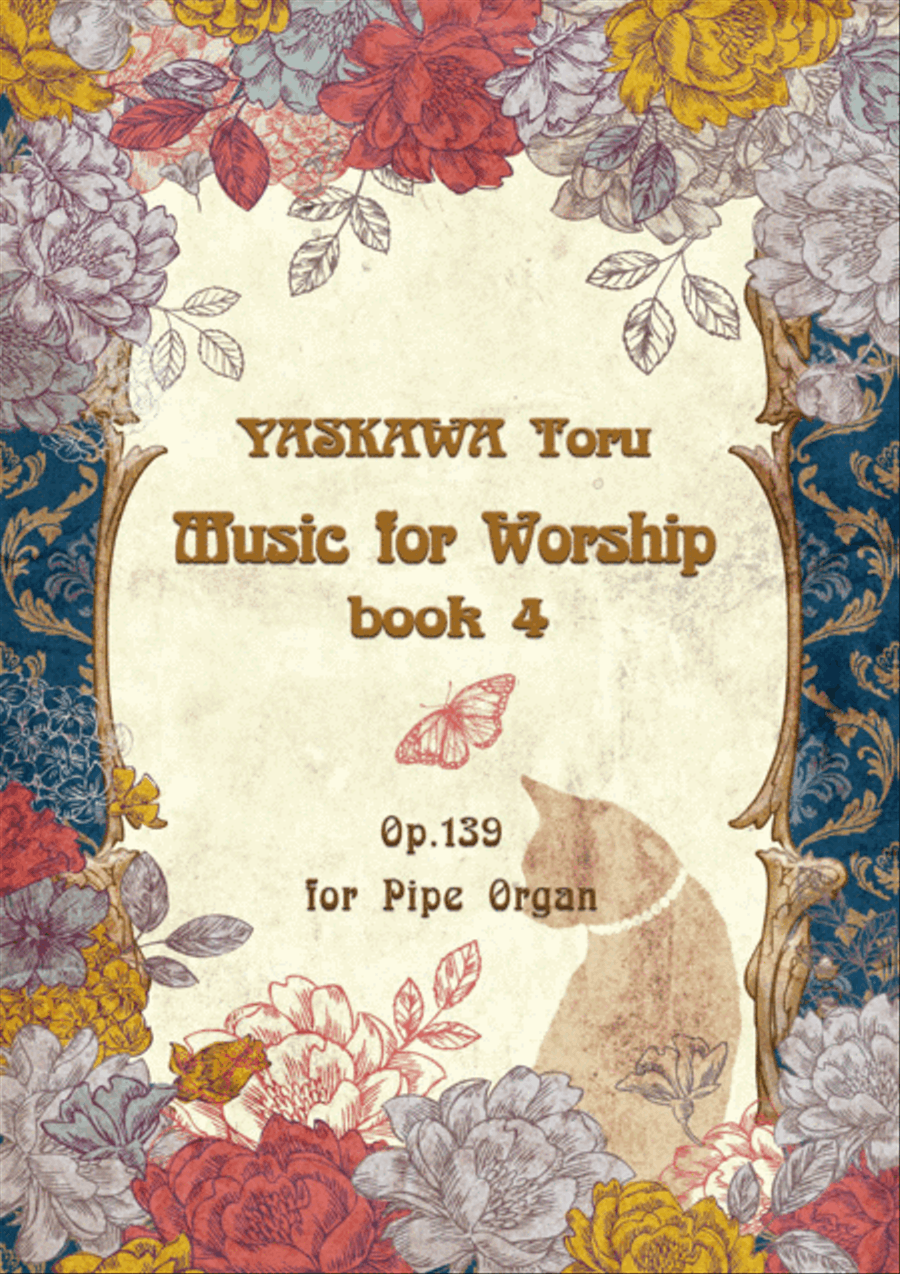 Book cover for Music for Worship, book.4 for organ, Op.139