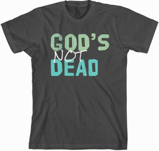 Book cover for God's Not Dead - Short Sleeve T-shirt - Adult Large