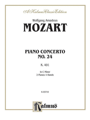 Book cover for Piano Concerto No. 24 in C Minor, K. 491