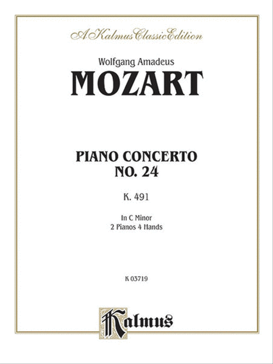 Piano Concerto No. 24 in C Minor, K. 491