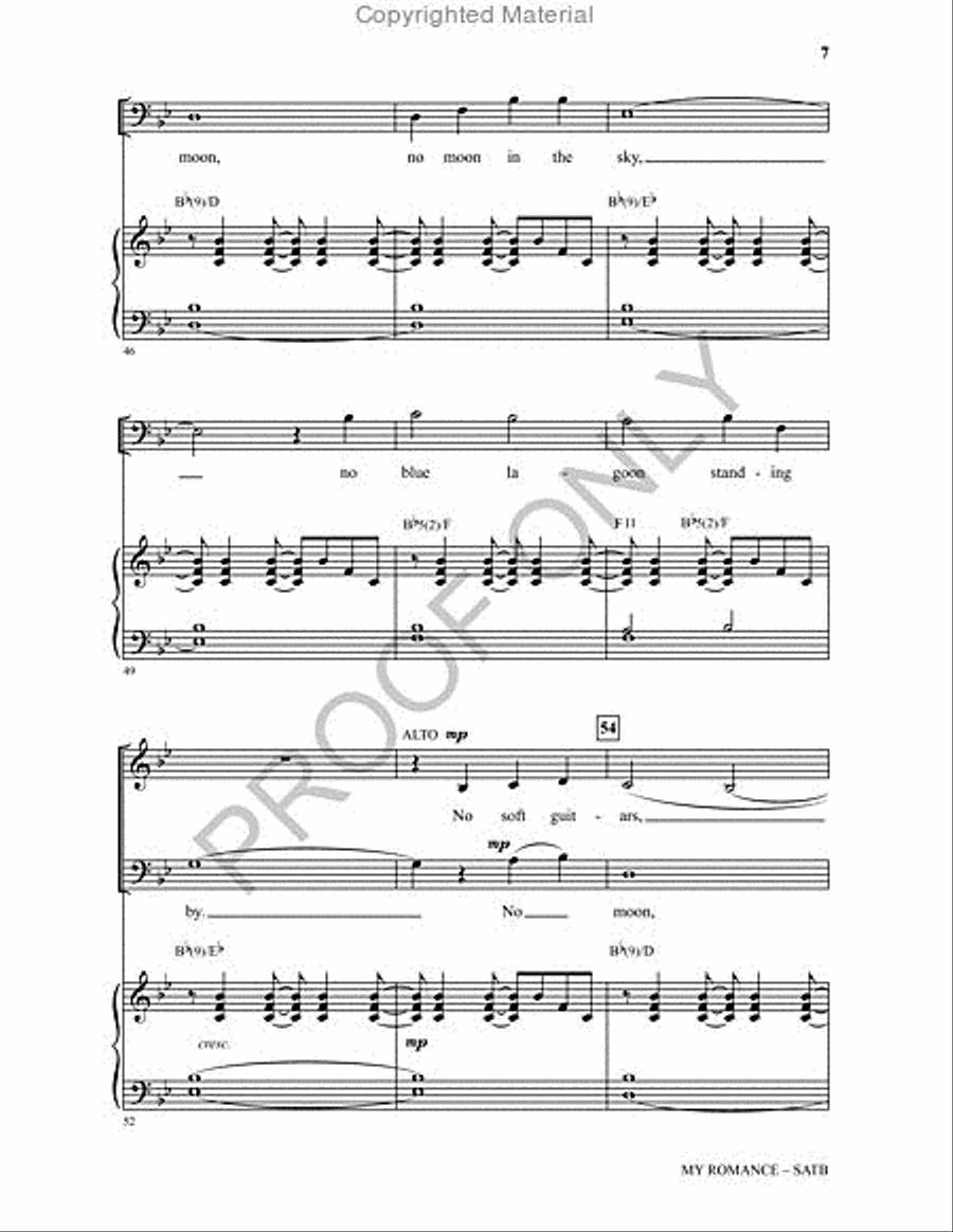 My Romance 4-Part scores gallery preview page 7