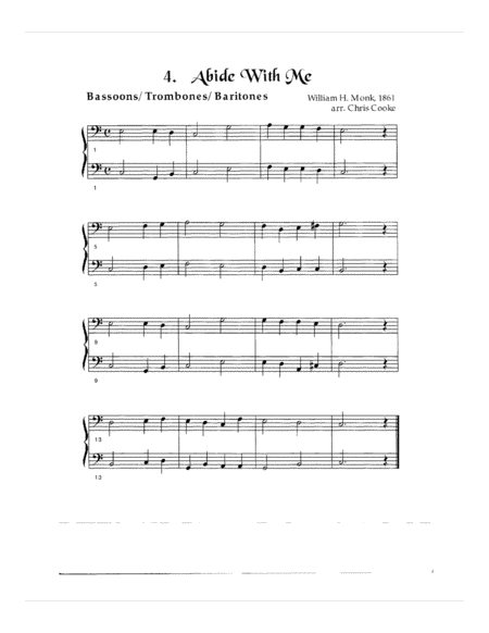Hymns for Solo and Duet Instruments Trombone-Baritone-Bassoon