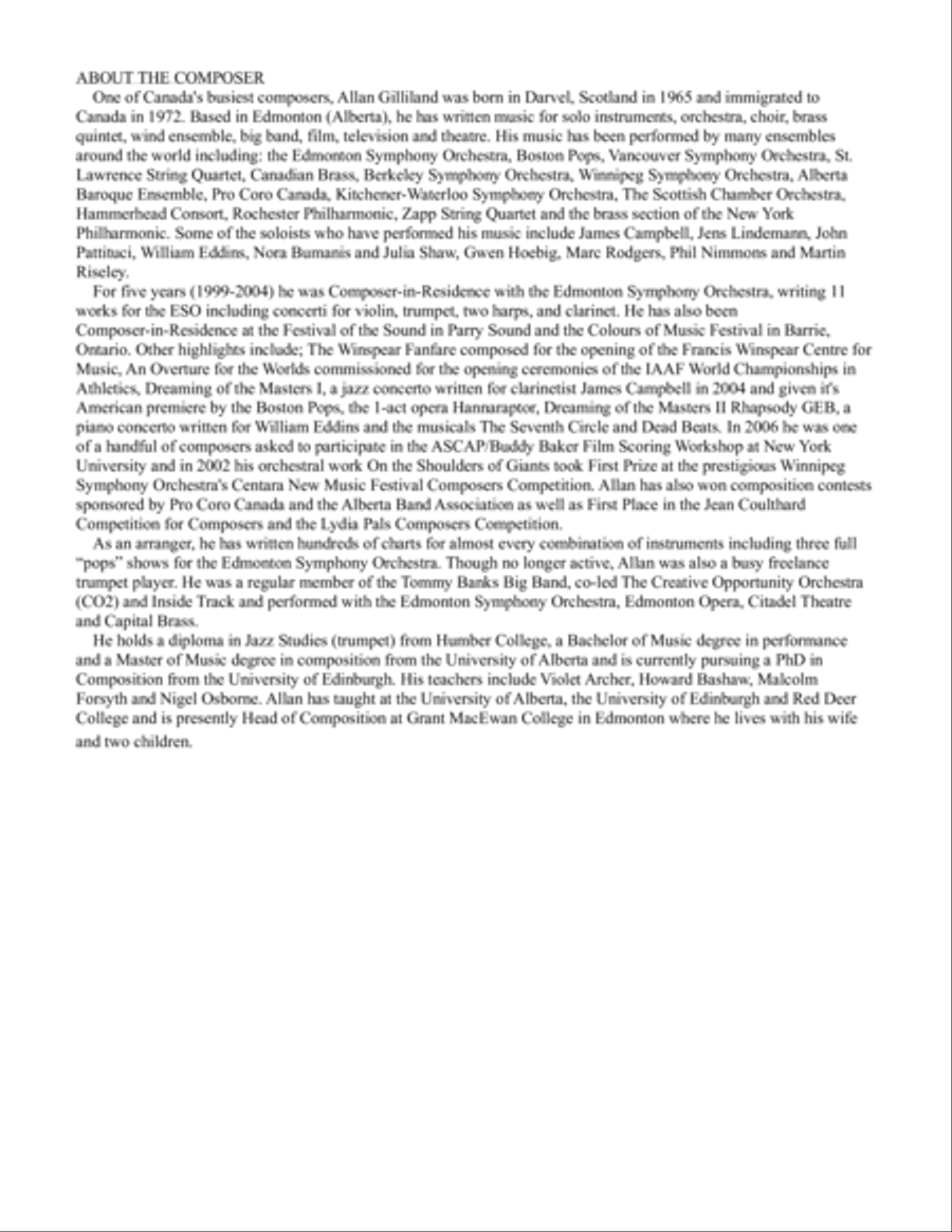 Kalla Concert Band scores gallery preview page 3