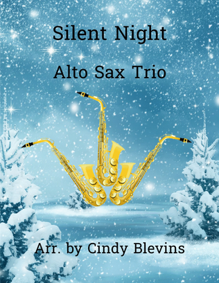 Book cover for Silent Night, Alto Sax Trio