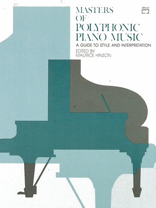 Book cover for Masters of Polyphonic Piano Music