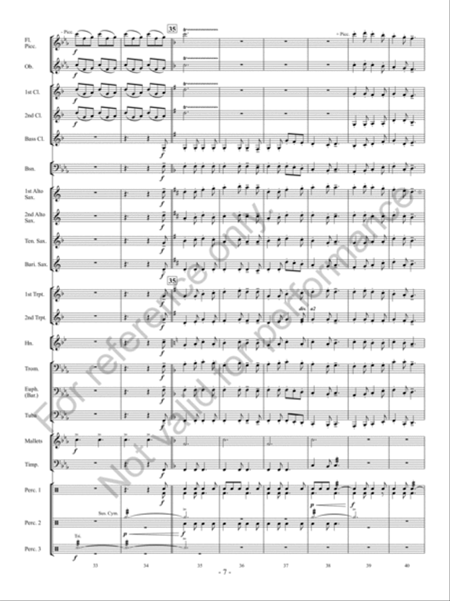Christmas Long Ago Concert Band scores gallery preview page 8