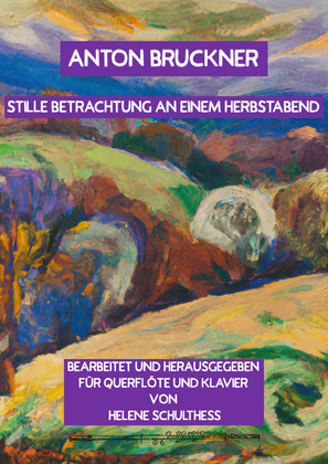 Book cover for Anton Bruckner – Stille Betrachtung an einem Herbstabend