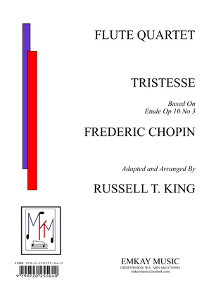 Book cover for TRISTESSE – FLUTE QUARTET