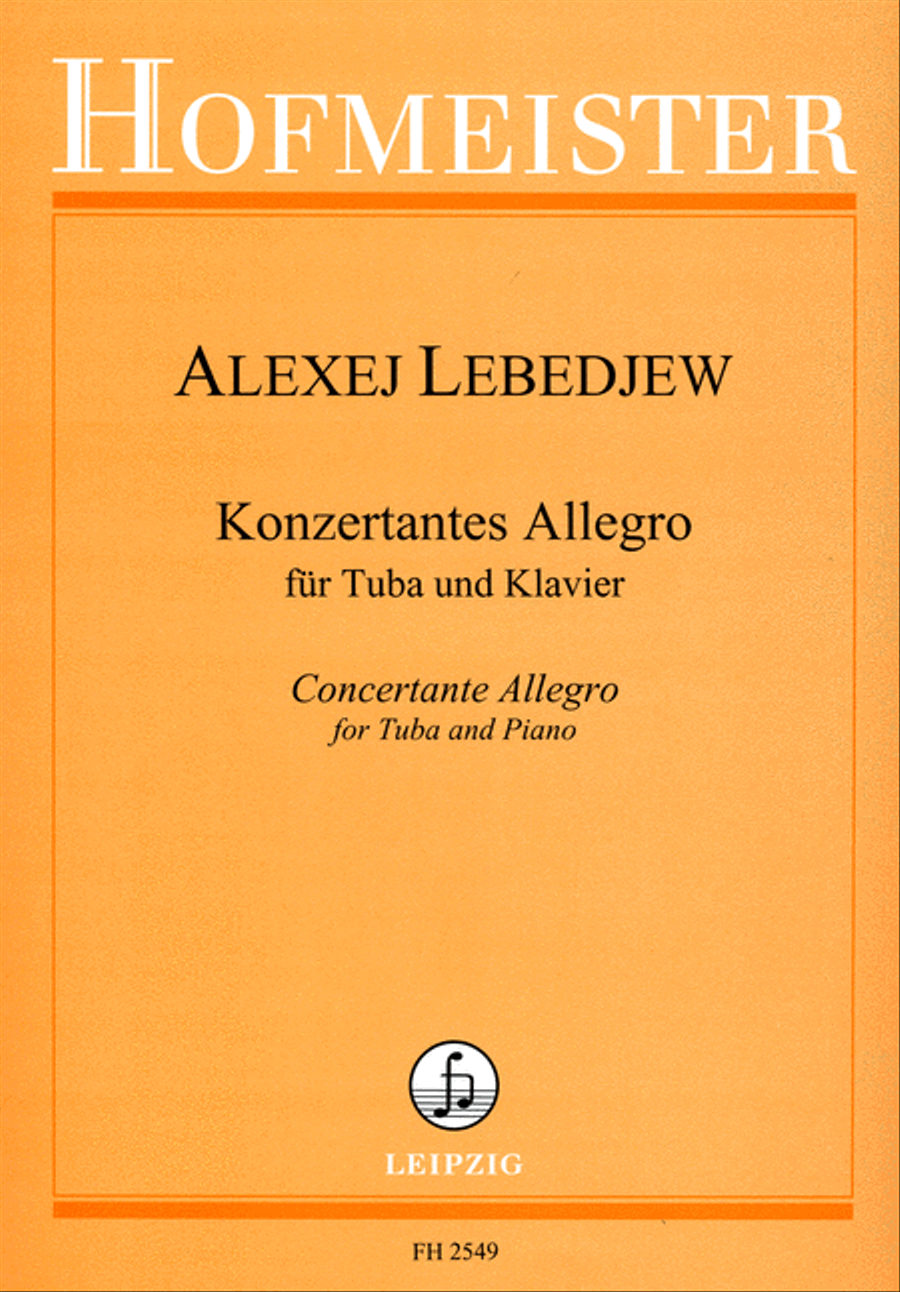 Konzertantes Allegro Tuba scores gallery preview page 1